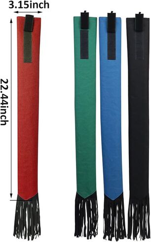 Horse Tail Guard, Horse Tail Bag Wrap with Fringe Horsetail Protector Guard Equestrian Horses Accessories 4PCS in Kuwait