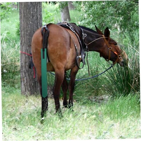 Horse Tail Guard, Horse Tail Bag Wrap with Fringe Horsetail Protector Guard Equestrian Horses Accessories 4PCS in Kuwait