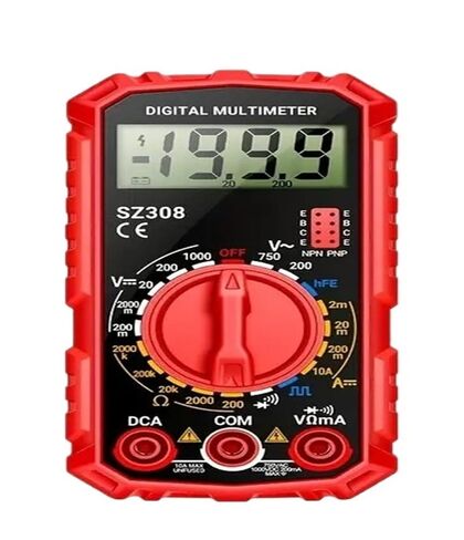 جهاز اختبار رقمي موجة SZ308 عدد 1999 مقياس رقمي متعدد التيار المتناوب/تيار مستمر للجهد واختبار التيار جهاز قياس متعدد (أحمر) in Kuwait
