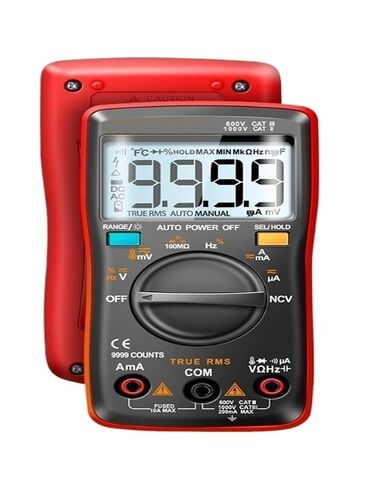 AN8008/AN8009 جهاز قياس متعدد رقمي Rm 409b مزدوج الصمامات ذاتي المدى متوسط ​​EléctricoTrue-RMS مكثف ترانزستور (AN8009 Pro أسود) in Kuwait