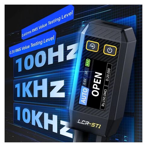 LCR-ST1 Tweezer Tester Resistance Capacitance Inductance Continuity Diode Test Measurement Tools in Kuwait