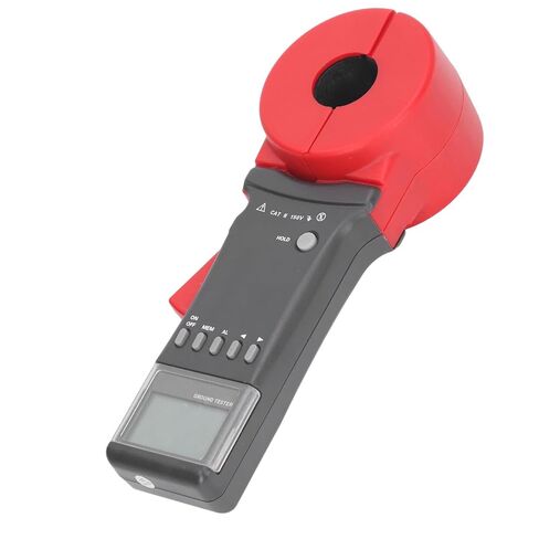 Earth Resistance Meter, Clamp Earth Resistance Meter 0.01~1200Ω Portable 99 Sets Data Storage 0-20A in Kuwait