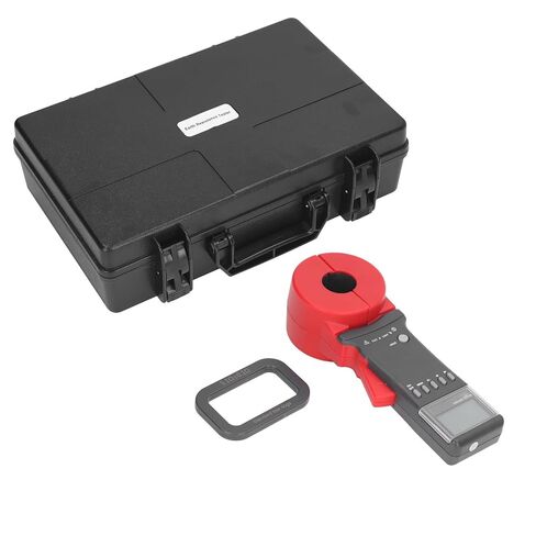 Earth Resistance Meter, Clamp Earth Resistance Meter 0.01~1200Ω Portable 99 Sets Data Storage 0-20A in Kuwait