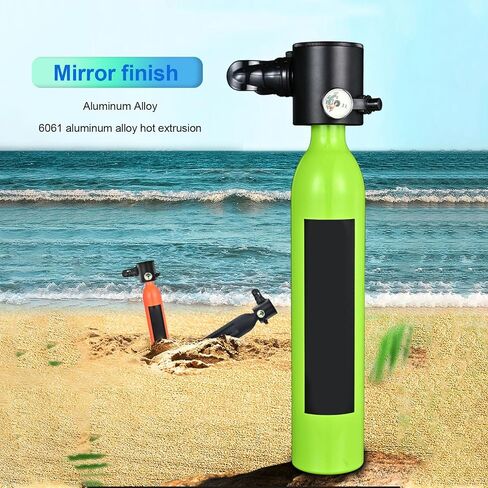 KIMISS 5L 3000PSI أقصى ضغط مجموعة معدات الغوص المحمولة للغوص تحت الماء طقم التدريب على التنفس طقم سكوبا محمول بشكل استثنائي وخفيف الوزن ويمكن بسهولة رحلة إليه in Kuwait