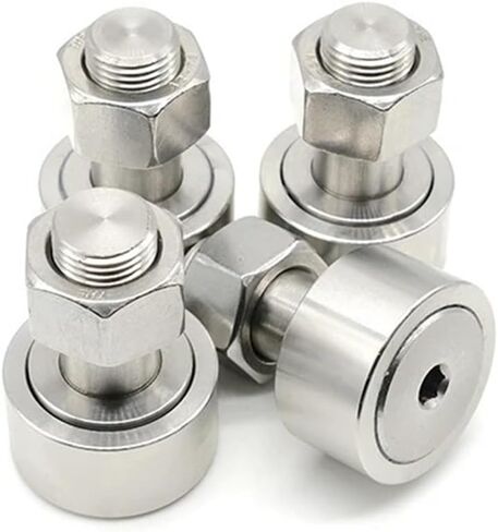 4 قطعة CFS6V KR12 كام أتباع تحمل M6x12x21.5mm محمل ذو بكرات إبرية تحمل مع الترباس المسار الأسطوانة تحمل أجزاء المحرك in Kuwait