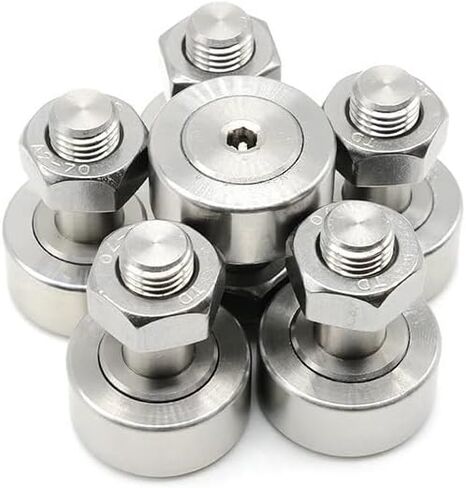 4 قطعة CFS6V KR12 كام أتباع تحمل M6x12x21.5mm محمل ذو بكرات إبرية تحمل مع الترباس المسار الأسطوانة تحمل أجزاء المحرك in Kuwait