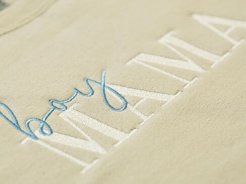 Women’s Boy Mama Embroidered Crewneck Sweatshirt, Mom of Boys Cozy Pullover, Gift for moms of boys in Kuwait