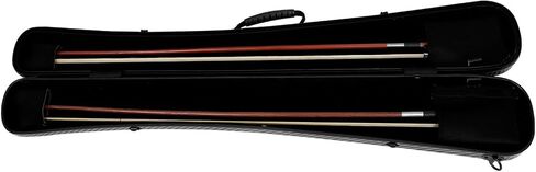 Bass Bow Case Composite Carbon Fiber Lightweight Double Bass Bow Box - Shock Absorbing Lining for Secure Transport, Adjustable Strap for Musicians in Kuwait