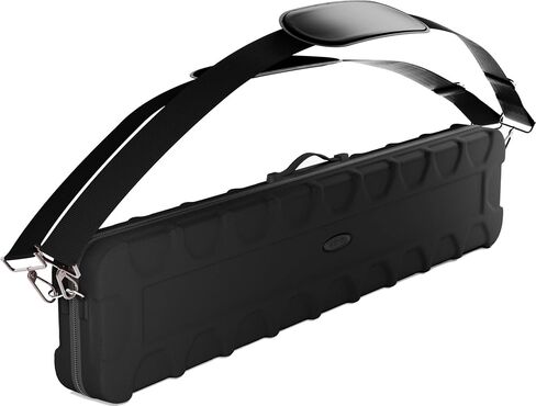 حقيبة Casemaster Parallax 4x4 Billiard Cue، تحمل 4 أعقاب و4 أعمدة، بطانة داخلية من الفوم، قماش أكسفورد 600D، أشرطة حقيبة الظهر، أسود in Kuwait