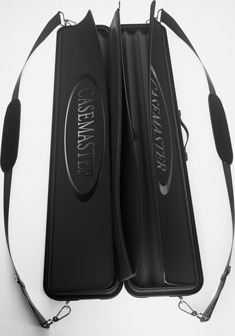 حقيبة Casemaster Parallax 4x4 Billiard Cue، تحمل 4 أعقاب و4 أعمدة، بطانة داخلية من الفوم، قماش أكسفورد 600D، أشرطة حقيبة الظهر، أسود in Kuwait