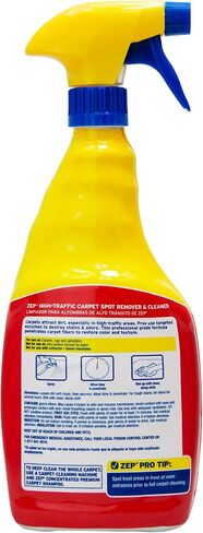 Zep High Traffic Carpet Cleaner - 32 Ounces (Case of 12) ZUHTC32 - Penetrating Formula Removes Deep Stains. Make High-Traffic Areas Look New Again in Kuwait