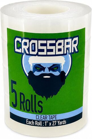 Crossbar Clear Hockey Shin Guard Tape - 5 and 10 Packs of 1" x 27 Yards in Kuwait