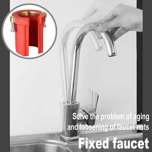 2 PCS FAUCET FAUCET NUT ABS البلاستيك الحارقة الحارقة والباردة القفل المكسرات المضادة للوسيخ أدوات إصلاح المطبخ والحمام in Kuwait