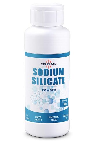 Instant Dissolving Sodium Silicate Powder - 12 OZ, 3.3 Modulus - Industrial Grade Water Glass Powder for Adhesives, Refractory, Concrete, Detergent & Ceramic Applications in Kuwait