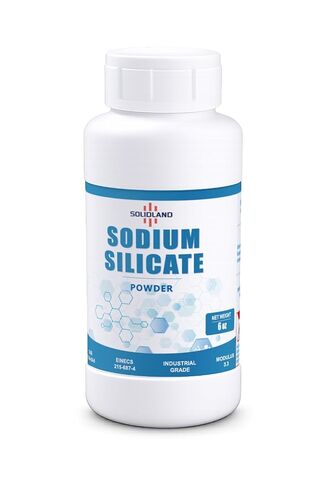 Instant Dissolving Sodium Silicate Powder - 12 OZ, 3.3 Modulus - Industrial Grade Water Glass Powder for Adhesives, Refractory, Concrete, Detergent & Ceramic Applications in Kuwait