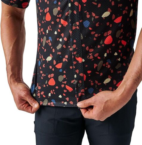 Men's Tech Snap Jersey in Dark Slate Crumple by PEARL iZUMi in Kuwait