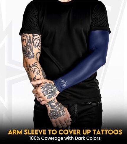 Compression Arm Sleeves for Men with Breathable Mesh, Cooling Sports Sleeves for Baseball, Football - Youth & Adult in Saudi Arabia