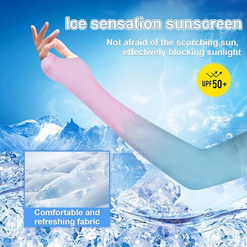 3Pcs Gradient Colors Compression Sleeves,UV Sun Protection Cooling Arm Sleeves in Kuwait