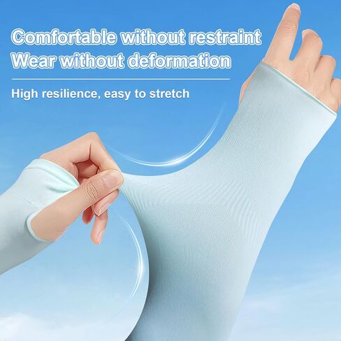 3Pcs Gradient Colors Compression Sleeves,UV Sun Protection Cooling Arm Sleeves in Kuwait