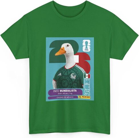 Merlin the Duck Pato Mundialista World Cup Mexico T-Shirt Turf Green in Saudi Arabia