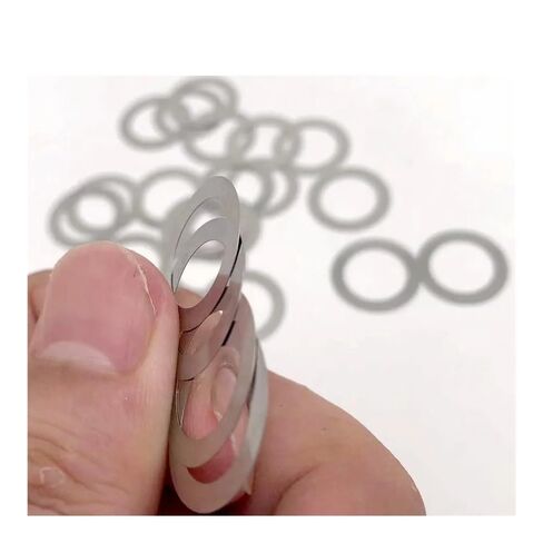 10/50pcs M2 M3 M4 M5 M6 M7 M8 M9 M10 M12 M13 M14 M15 M16 M40 304 Stainless Steel Ultra Thin Shim Gasket Ultrathin Shim 0.1/0.2/0.3/0.5mm Washers Hardware(50pcs M8x14,0.3mm Thick) in Kuwait