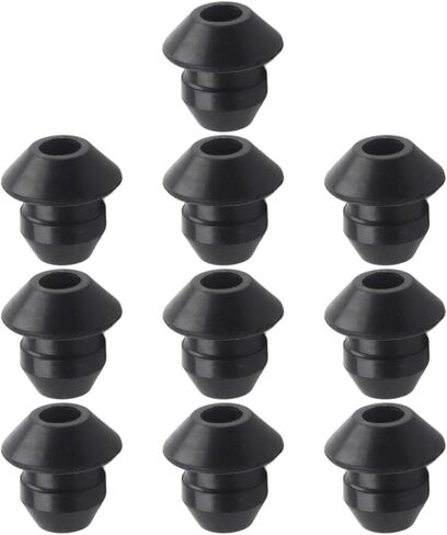 10 Pack Rubber Fuel Tank Hose Grommets BG75 FS40 HL75 TS460 BR420, Oil Pipe Washer Seal Gasket 13.5mm x 9mm x 5mm, Leak Proof Garden Mower Parts Black in Kuwait