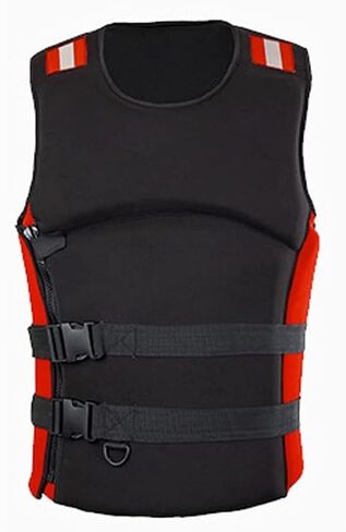Kayaking Vest Breathable Elastic Fabric Adjustable Buckles for River Lake Coastal Paddling Outdoor Recreation in Kuwait