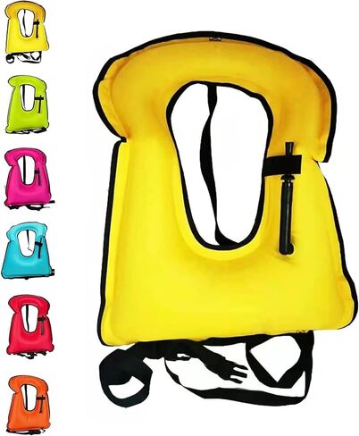 Kayaking Vest Rapid Inflation Valve Compact Foldable for River Lake Coastal Paddling Outdoor Recreation in Saudi Arabia