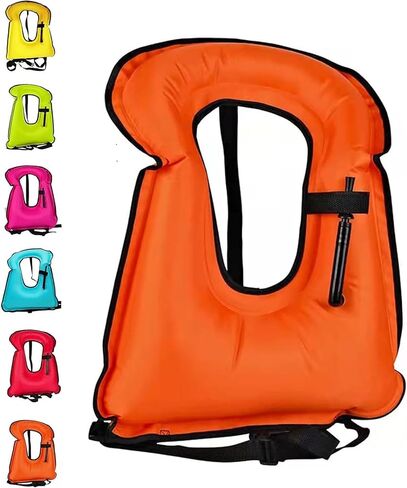 Kayaking Vest Rapid Inflation Valve Compact Foldable for River Lake Coastal Paddling Outdoor Recreation in Saudi Arabia
