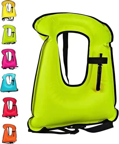 Kayaking Vest Rapid Inflation Valve Compact Foldable for River Lake Coastal Paddling Outdoor Recreation in Saudi Arabia