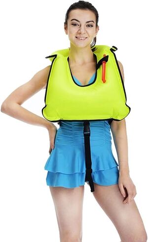 Fly Fishing Vest Inflatable Collar Design Quick Inflate Deflate for River Lake Stream Outdoor Angling Activities in Kuwait