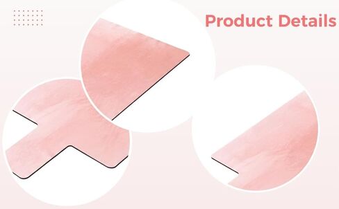 Foldable Pilates Reformer Mat, 39.4 x 24 in / 100 x 61 cm Pink Velvet, Non-Slip with Silicone Bottom, Sweat-Absorbent & Hygienic for Home Gym Exercise, Portable in Kuwait