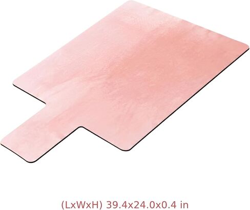Foldable Pilates Reformer Mat, 39.4 x 24 in / 100 x 61 cm Pink Velvet, Non-Slip with Silicone Bottom, Sweat-Absorbent & Hygienic for Home Gym Exercise, Portable in Kuwait