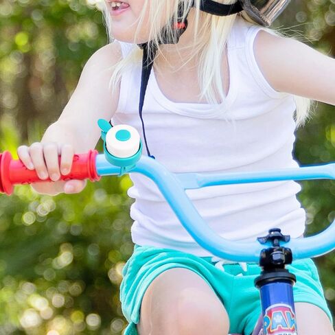 Kids Bike Bell – Silicone Strap Bicycle Bell for Boys & Girls, Easy Install, Adjustable Ring for Kid Bike Handlebar, Ideal for Toddler Scooters and Bikes (Blue and Pink) in Kuwait