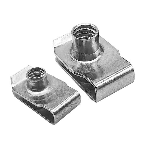 Stainless Steel U Type Speed Nut Clip with Thread M4 M5 M6 M8 Reed Nut Assortment for Automotive Motorcycle Scooter Panel Fastener 30-100PCS(M4-100PCS) in Kuwait