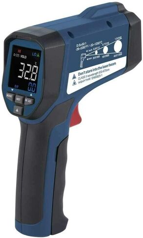 REED Instruments R2330 مقياس حرارة بالأشعة تحت الحمراء 50:1، 2282 درجة فهرنهايت (1250 درجة مئوية) in Kuwait