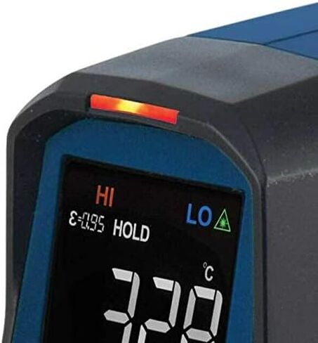 REED Instruments R2330 مقياس حرارة بالأشعة تحت الحمراء 50:1، 2282 درجة فهرنهايت (1250 درجة مئوية) in Kuwait