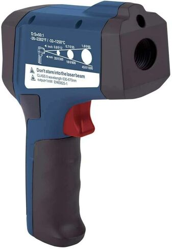 REED Instruments R2330 مقياس حرارة بالأشعة تحت الحمراء 50:1، 2282 درجة فهرنهايت (1250 درجة مئوية) in Kuwait