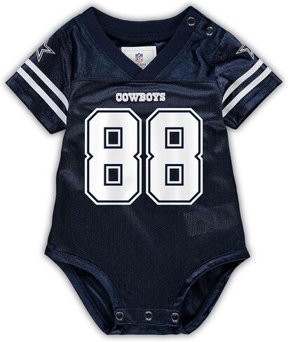 CeeDee Lamb Dallas Cowboys #88 Navy Newborn Infants Team Color Home Creeper Bodysuit Player Jersey in Kuwait