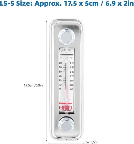 Walfront Hydraulic Oil Level Indicator Transparent Design Accurate Measurement Tool for Hydraulic Systems Easy to Read LS-5 Model in Kuwait