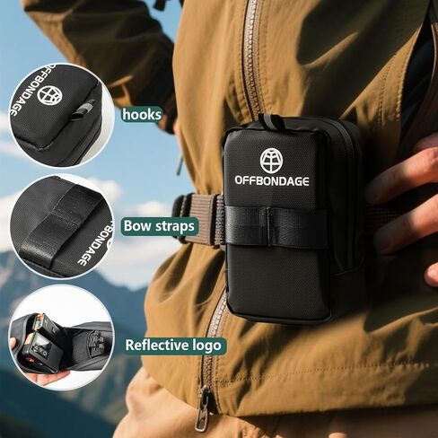 Bike Saddle Bag Small with Co2 Cartridges Holder Design Bike Seat Bag for Road Mountain ebike in Kuwait