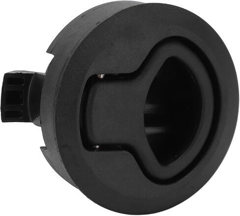 Estink Slam Latch ABS Flush Pull Round Ring Lock 61mm Black Deck Latch سهل التركيب الطقس لخزانة القوارب Hatch RV Trailer الاستخدام البحري in Kuwait