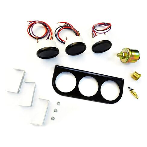 Intellitronix 2-1/16 LED Digital Panel 3-Gauge - Black Finish in Kuwait