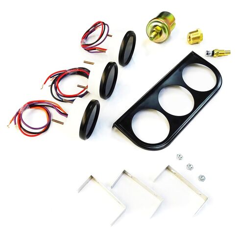 Intellitronix 2-1/16 LED Digital Panel 3-Gauge - Black Finish in Kuwait