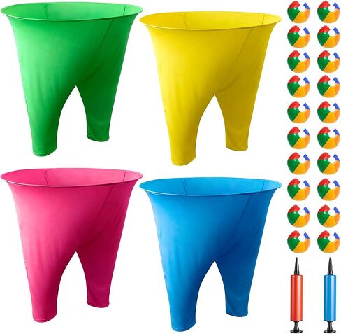 Granny Pants Yard Game, Outdoor Game with Bouncy Ball and Air Pump, Team Relay Family Reunion Party Field Game in Kuwait