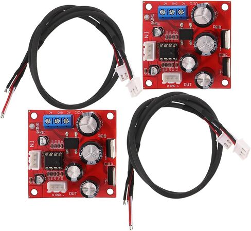 2pcs Phono Pre Amplifier Board for Turntable Mini Electronic Audio Stereo Preamp DIY Conversion for Home Audio Vinyl Player in Saudi Arabia