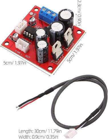 2pcs Phono Pre Amplifier Board for Turntable Mini Electronic Audio Stereo Preamp DIY Conversion for Home Audio Vinyl Player in Saudi Arabia