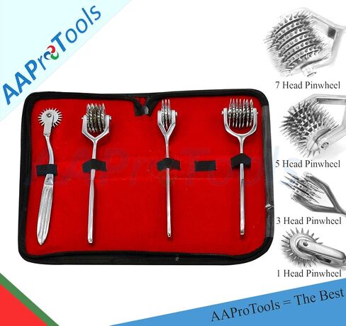 إصدار خاص من دولاب WARTENBERG للتشخيص الحسي العصبي، مجموعة 1،3،5،7 مع حقيبة in Kuwait