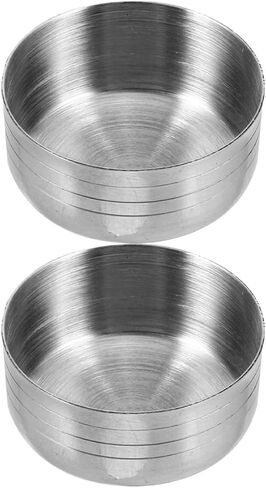 PRETYZOOM 2pcs Stainless Steel Cocktail Shaker Covers 550ml Small Anti-spill Home and Commercial Bartending Tumbler Lids Replacement Parts in Kuwait