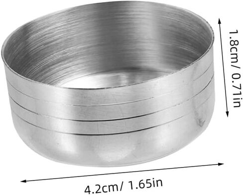 PRETYZOOM 2pcs Stainless Steel Cocktail Shaker Covers 550ml Small Anti-spill Home and Commercial Bartending Tumbler Lids Replacement Parts in Kuwait